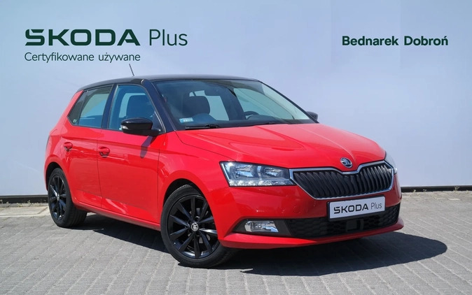 Skoda Fabia cena 57900 przebieg: 53799, rok produkcji 2019 z Krapkowice małe 407